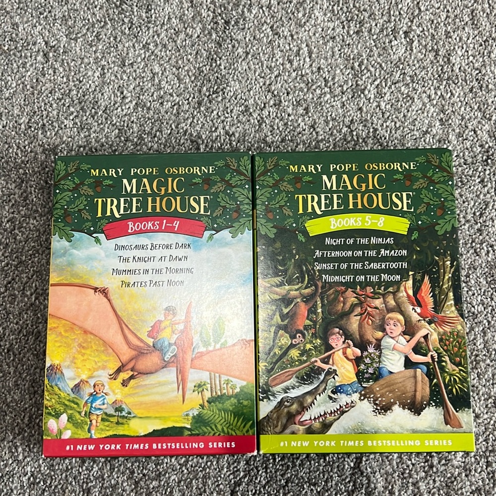 Magic Treehouse Books 1-8